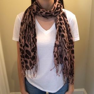 Animal print scarf